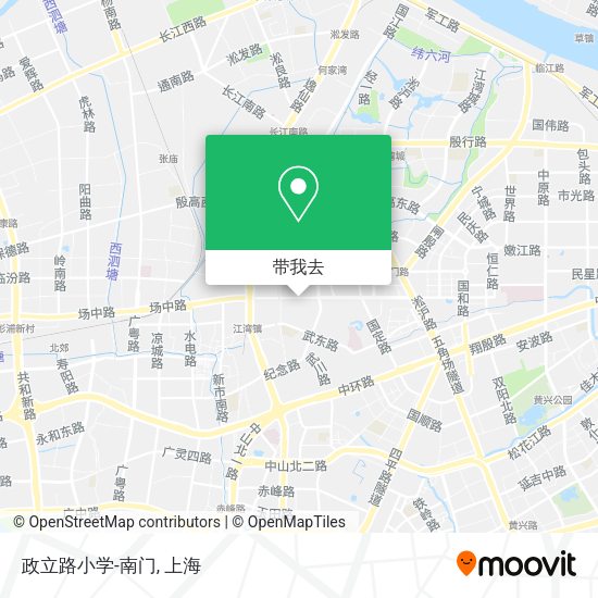 政立路小学-南门地图