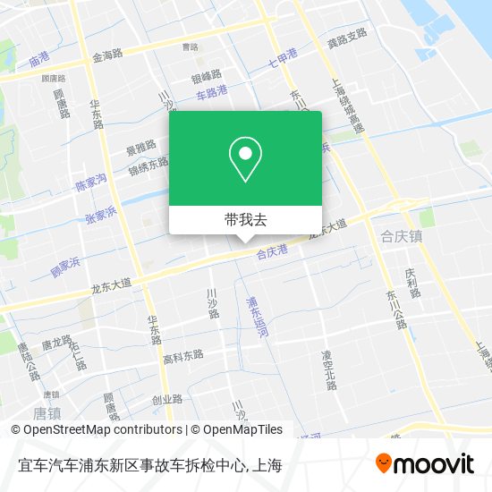 宜车汽车浦东新区事故车拆检中心地图