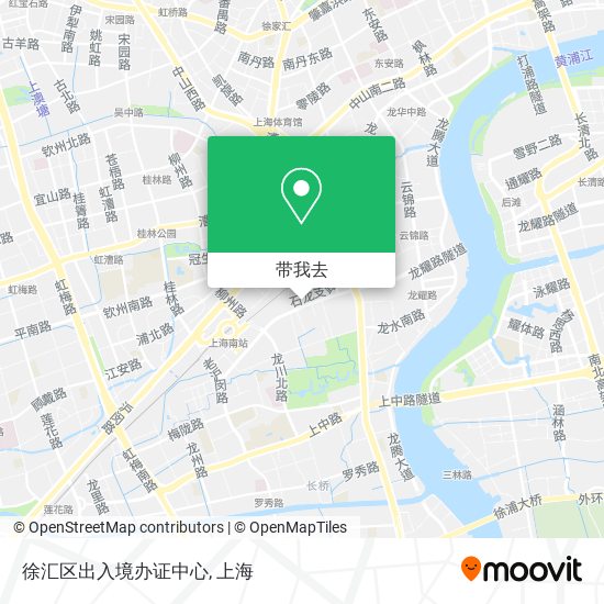 徐汇区出入境办证中心地图