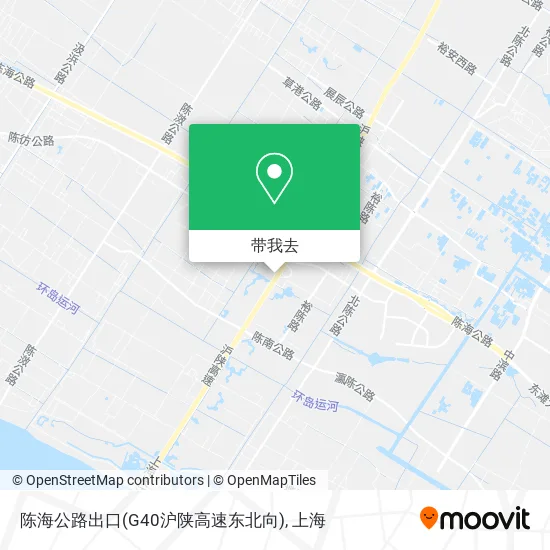 陈海公路出口(G40沪陕高速东北向)地图
