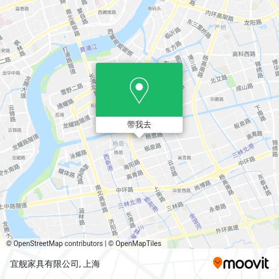 宜舰家具有限公司地图