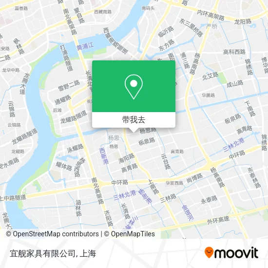 宜舰家具有限公司地图
