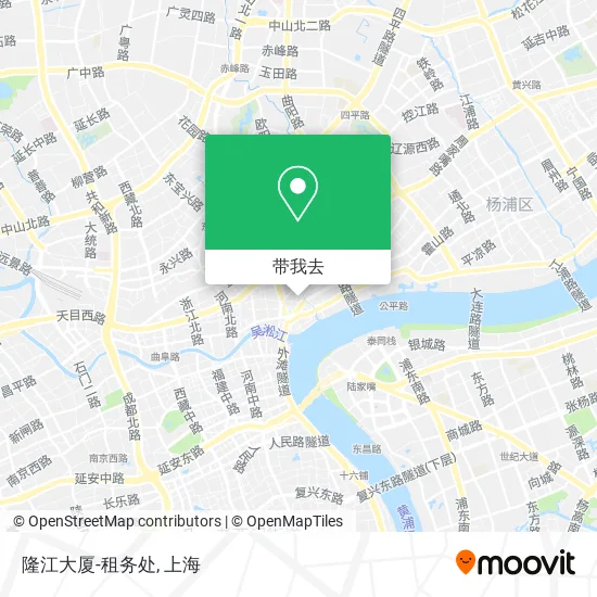 隆江大厦-租务处地图