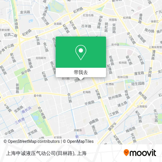 上海申诚液压气动公司(田林路)地图