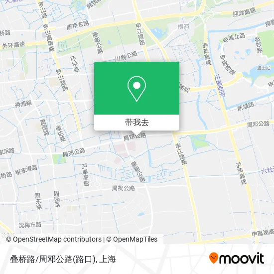 叠桥路/周邓公路(路口)地图