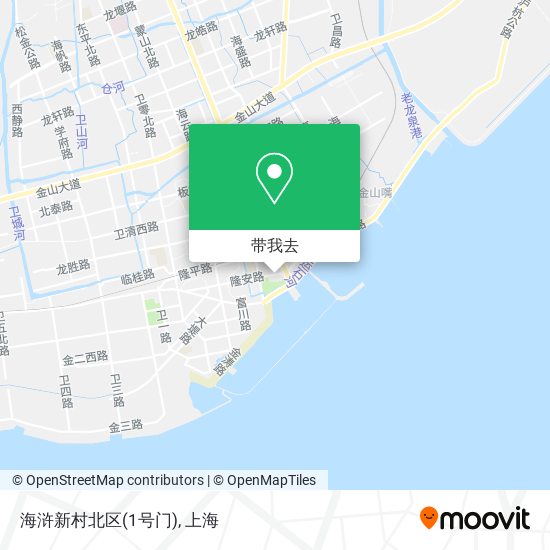 海浒新村北区(1号门)地图