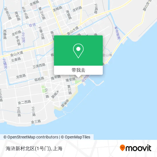 海浒新村北区(1号门)地图