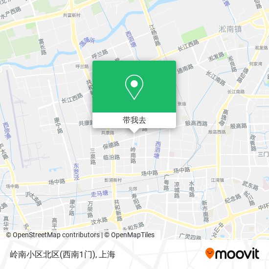 岭南小区北区(西南1门)地图