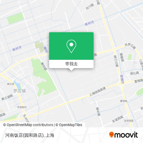 河南饭店(园和路店)地图