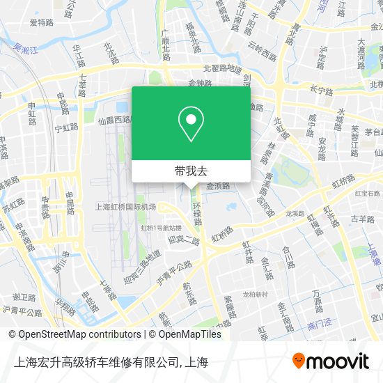 上海宏升高级轿车维修有限公司地图