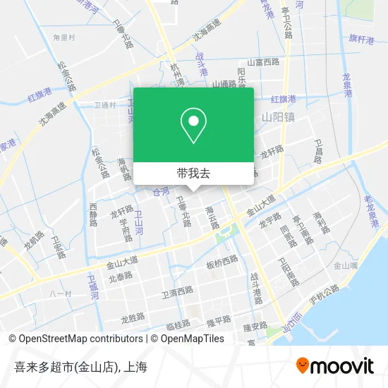 喜来多超市(金山店)地图