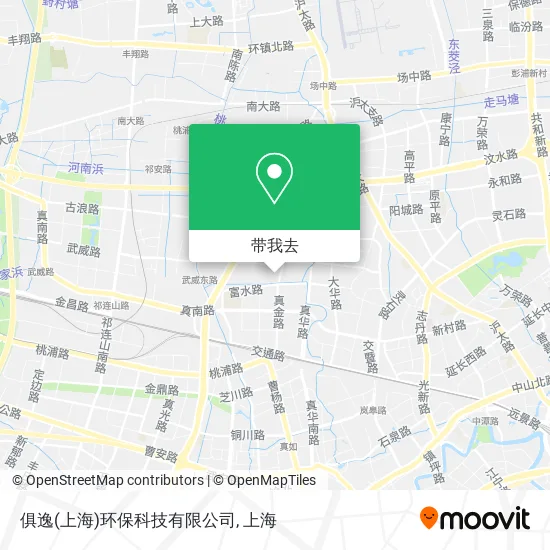 俱逸(上海)环保科技有限公司地图