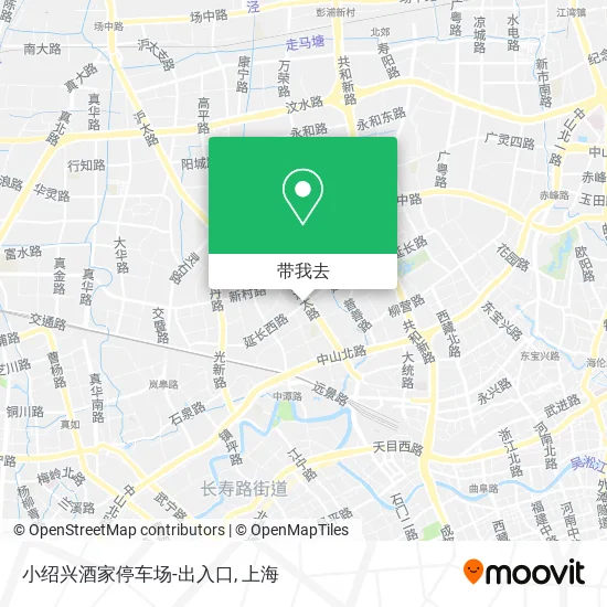 小绍兴酒家停车场-出入口地图