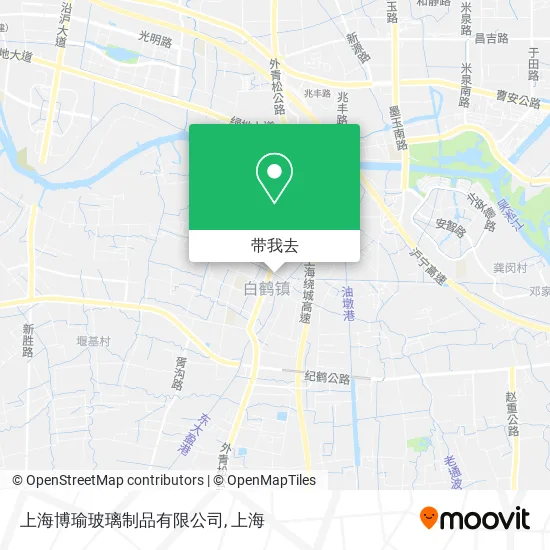 上海博瑜玻璃制品有限公司地图