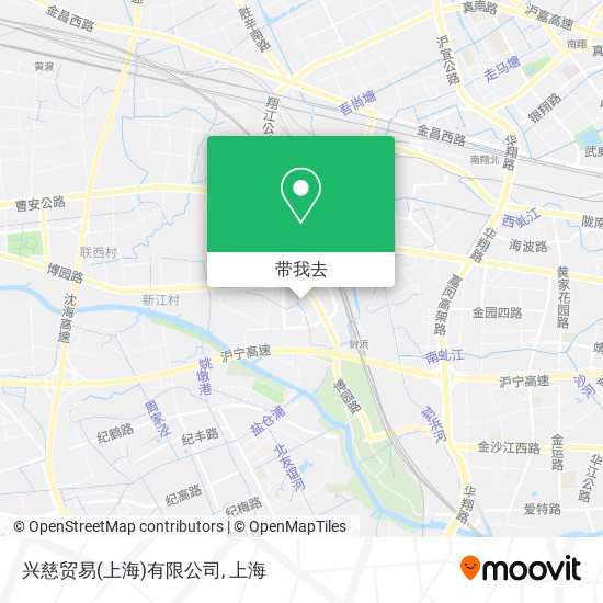 兴慈贸易(上海)有限公司地图