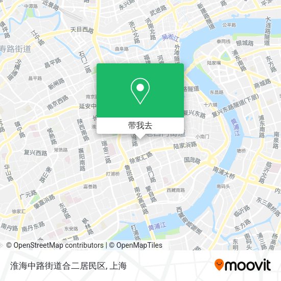 淮海中路街道合二居民区地图