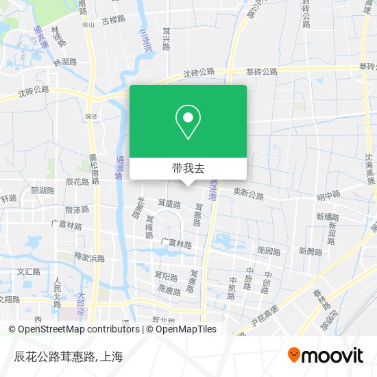 辰花公路茸惠路地图