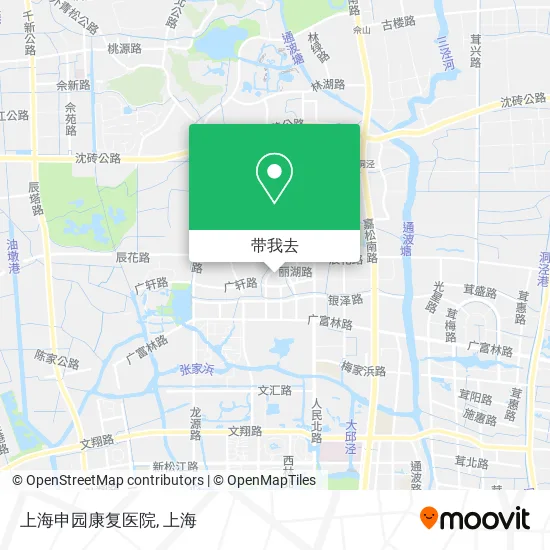 上海申园康复医院地图