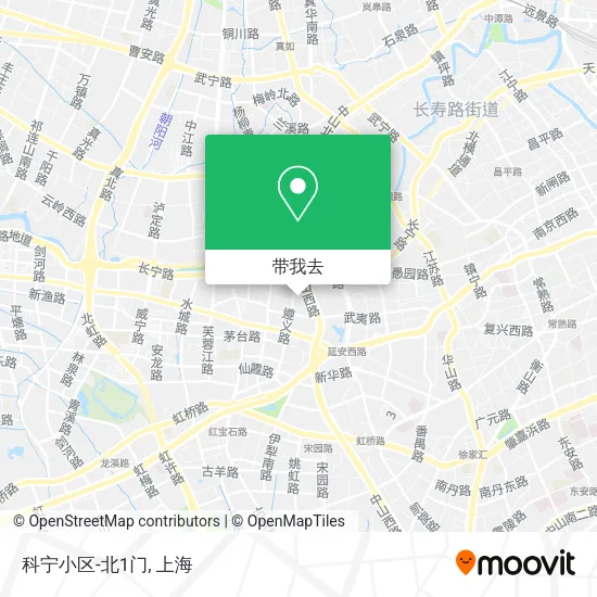 科宁小区-北1门地图