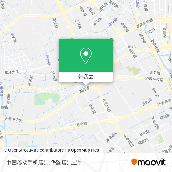中国移动手机店(京华路店)地图