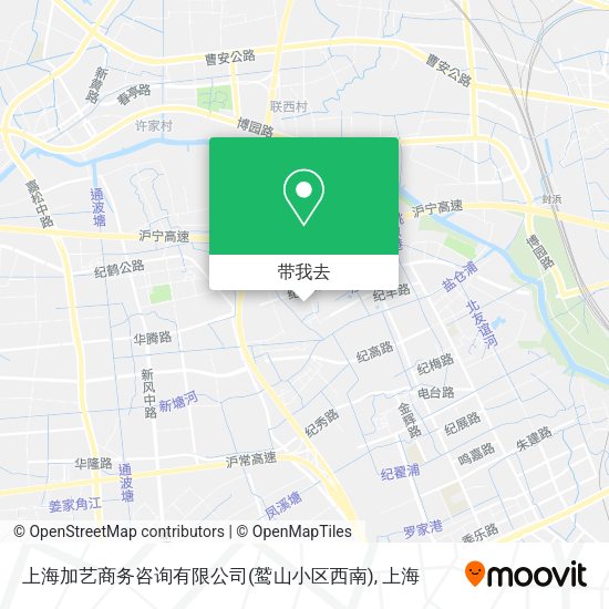 上海加艺商务咨询有限公司(鹫山小区西南)地图