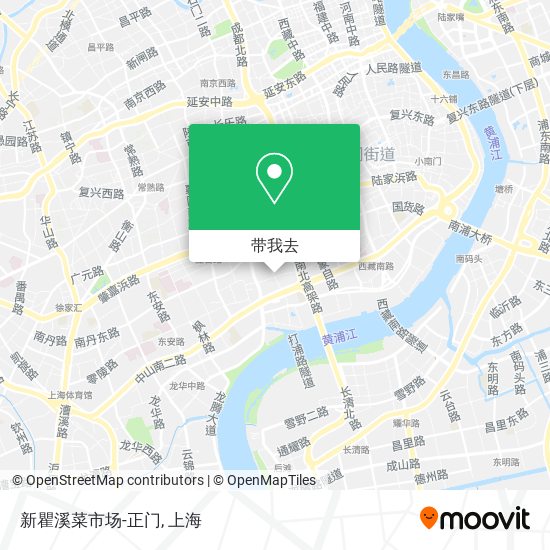 新瞿溪菜市场-正门地图