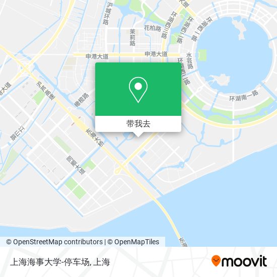 上海海事大学-停车场地图