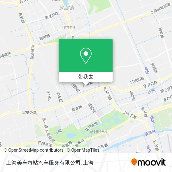 上海美车每站汽车服务有限公司地图