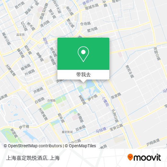 上海嘉定凯悦酒店地图