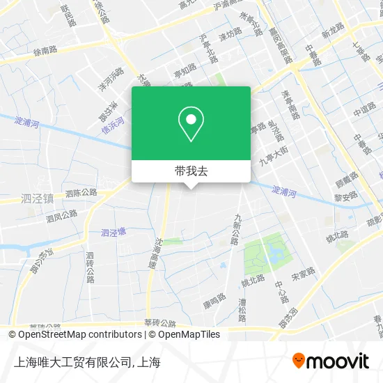 上海唯大工贸有限公司地图