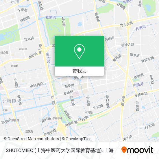 SHUTCMIEC (上海中医药大学国际教育基地)地图