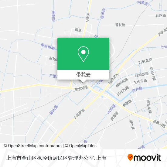 上海市金山区枫泾镇居民区管理办公室地图