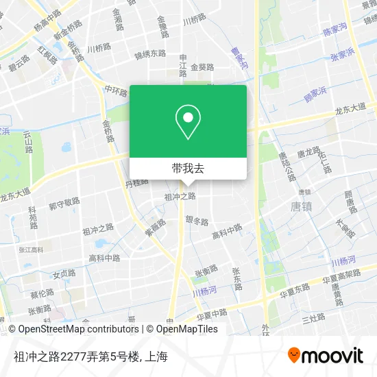 祖冲之路2277弄第5号楼地图