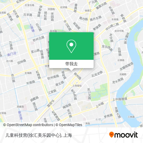 儿童科技营(徐汇美乐园中心)地图