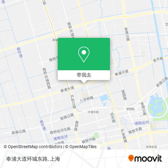 奉浦大道环城东路地图