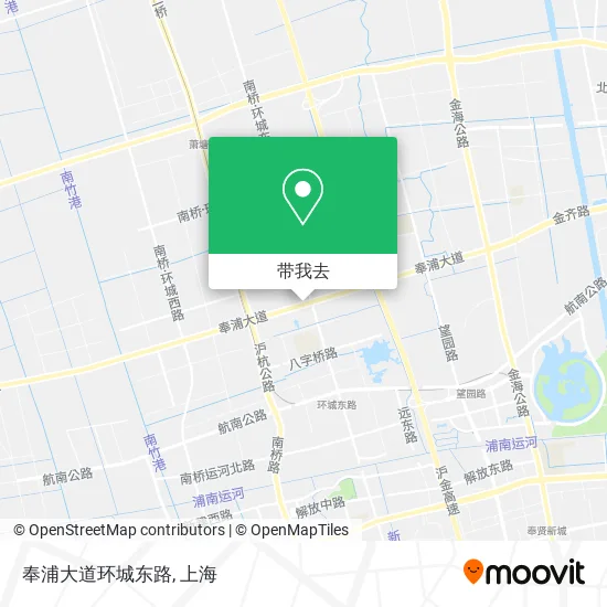 奉浦大道环城东路地图