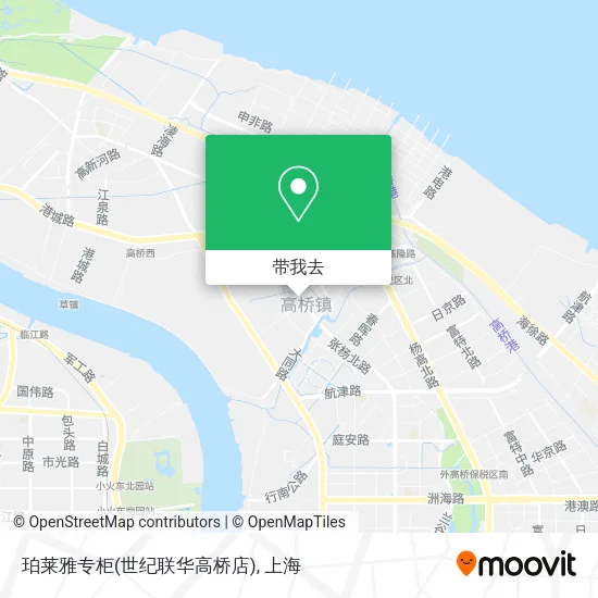 珀莱雅专柜(世纪联华高桥店)地图