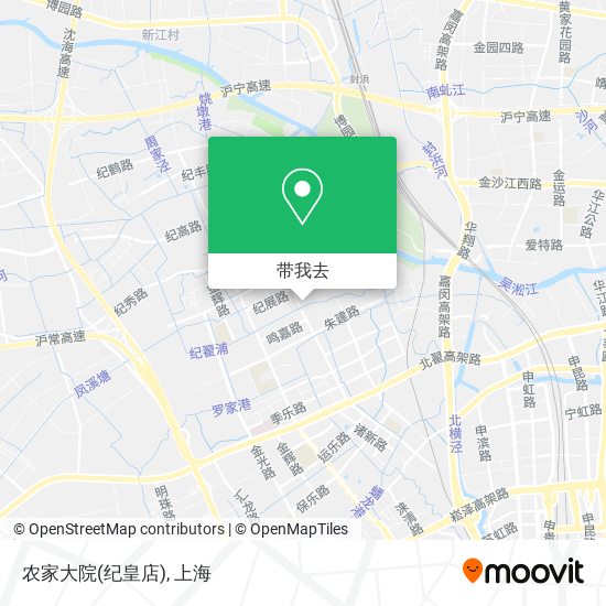 农家大院(纪皇店)地图
