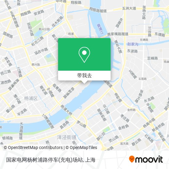 国家电网杨树浦路停车(充电)场站地图