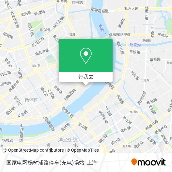 国家电网杨树浦路停车(充电)场站地图