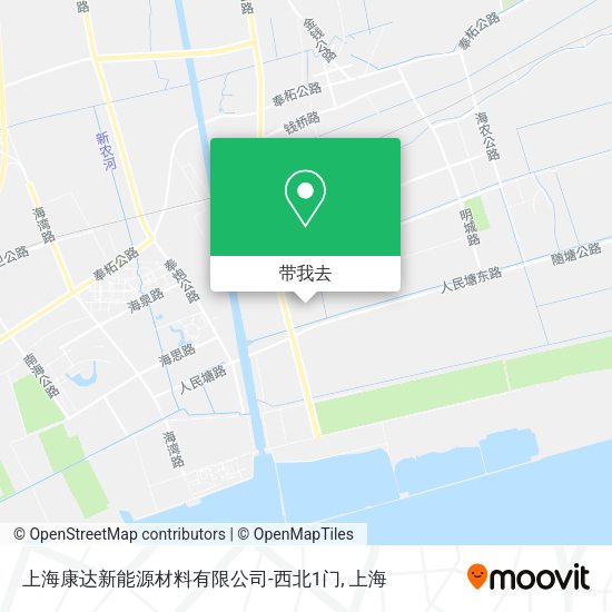 上海康达新能源材料有限公司-西北1门地图