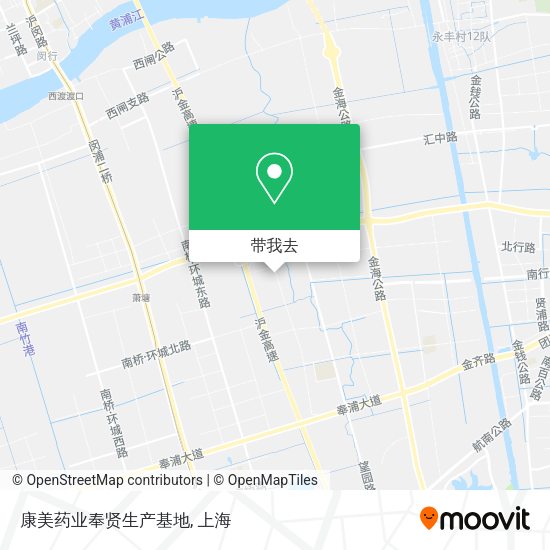 康美药业奉贤生产基地地图