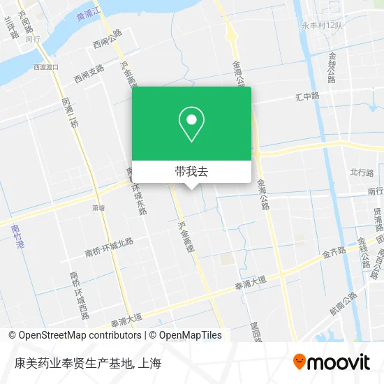 康美药业奉贤生产基地地图