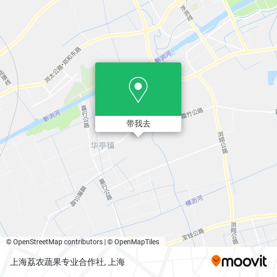 上海荔农蔬果专业合作社地图