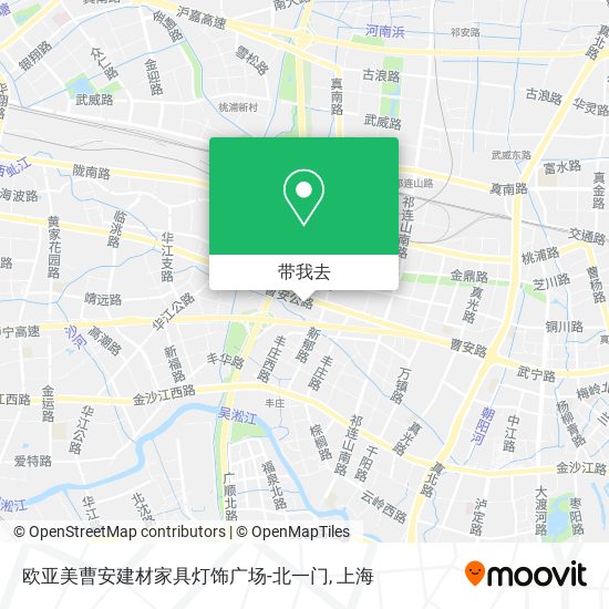 欧亚美曹安建材家具灯饰广场-北一门地图