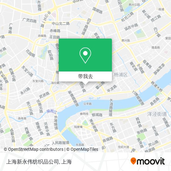 上海新永伟纺织品公司地图