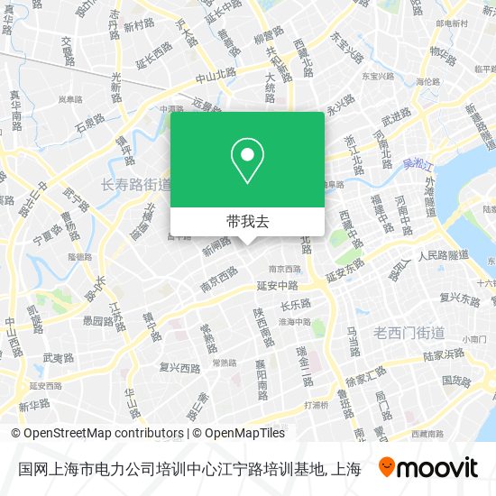 国网上海市电力公司培训中心江宁路培训基地地图
