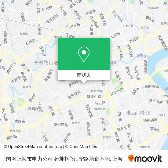 国网上海市电力公司培训中心江宁路培训基地地图