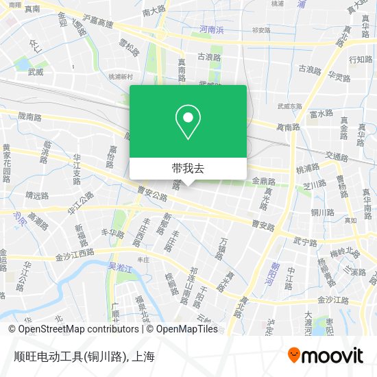 顺旺电动工具(铜川路)地图