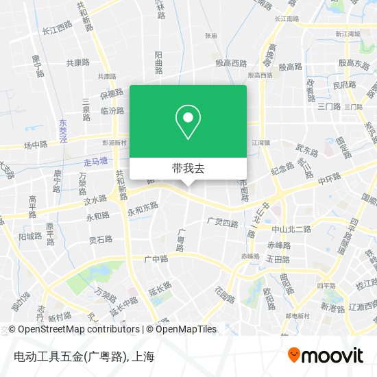 电动工具五金(广粤路)地图
